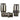 90 Grader Push-Fitting med Gevind drej-bar