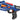Blaze Storm pistol med store pile legetøj, blå og orange blaster