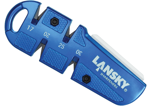 Lansky QuadSharp multisliber til knive med fire vinkler og keramisk sten.