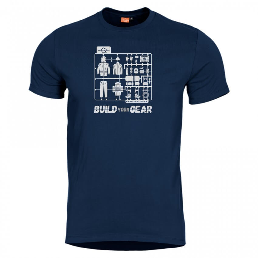 Pentagon Ageron T-Shirt, Build Your Gear, Midnight Blå Pentagon Tactical