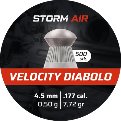 Storm Air Velocity Diabolo, 4,5 mm, 500 Stk