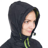 Trespass Qikpac Unisex Vandtæt Jakke, Sort