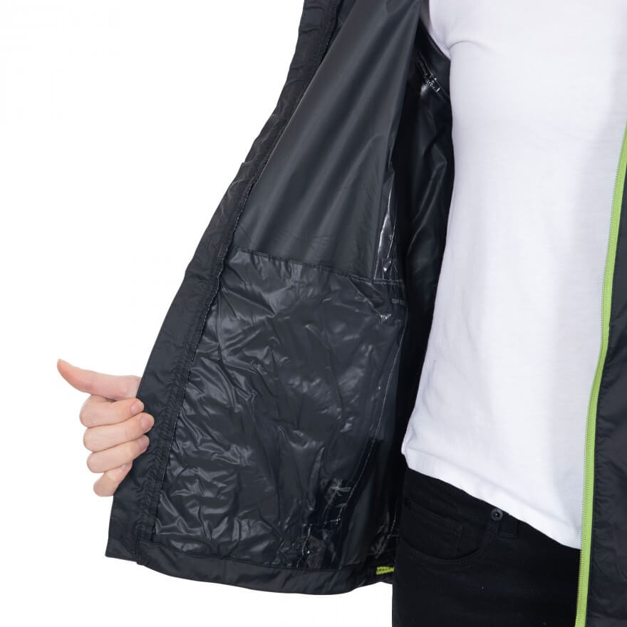 Trespass Qikpac Unisex Vandtæt Jakke, Sort