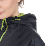 Trespass Qikpac Unisex Vandtæt Jakke, Sort