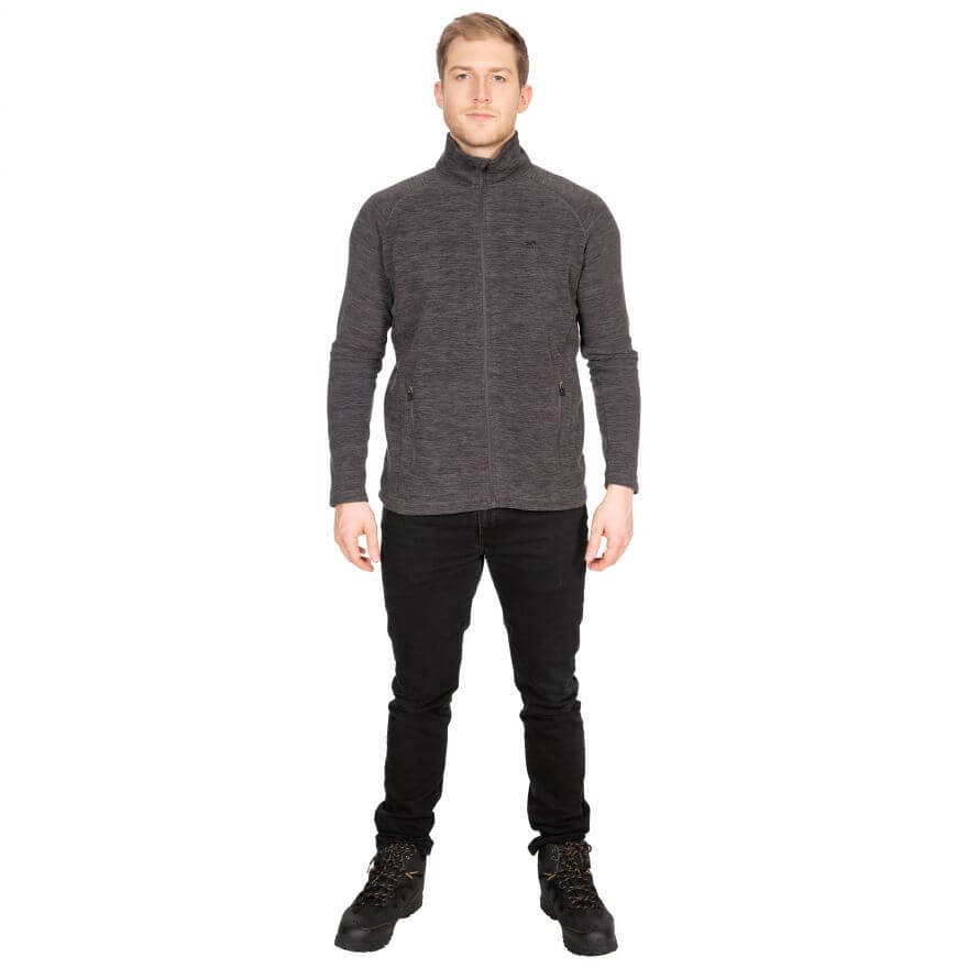 Trespass Veryan Herre fleece, Dark Grey Marl Trespass