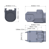 Vector Scrapper Pistol Lygte Compact, Tan