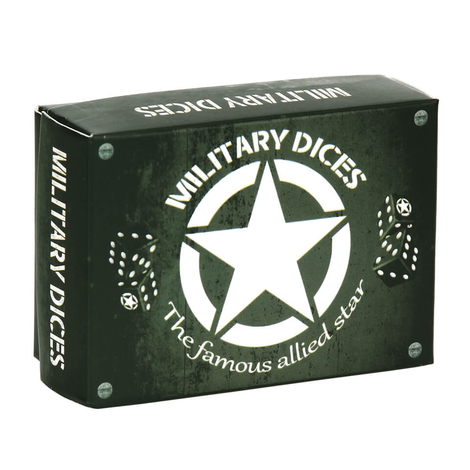 Militær Terninger, 6 stk