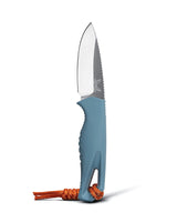 Benchmade 18050S Intersect fiskekniv med delvist savtakket MagnaCut drop point-blad og Depth Blue Santoprene-skæfte