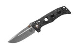 Benchmade 273-03 Mini Adamas foldekniv med MagnaCut drop point-blad i stonewash og skæfte i Marbled Carbon Fiber med FDE-detaljer