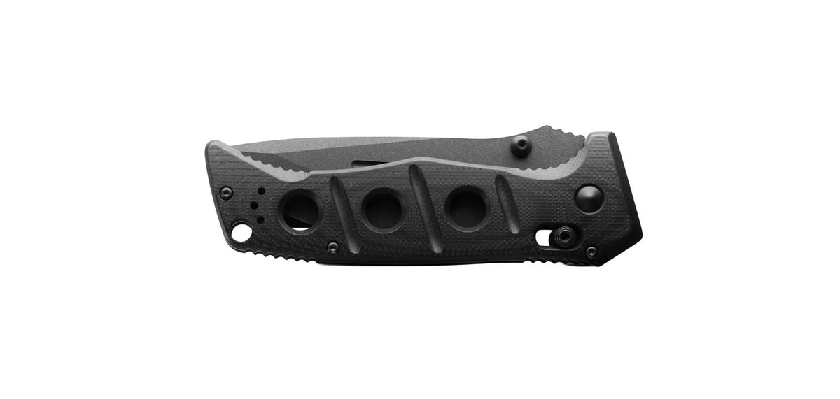 Benchmade 275GY-03 Adamas foldekniv med Tungsten Gray Cerakote-blad og sort G10-skæfte
