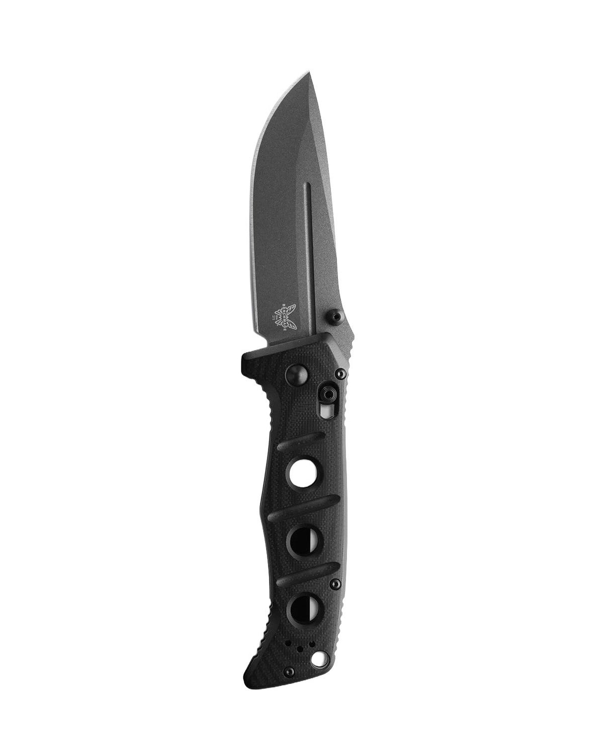 Benchmade 275GY-03 Adamas foldekniv med Tungsten Gray Cerakote-blad og sort G10-skæfte