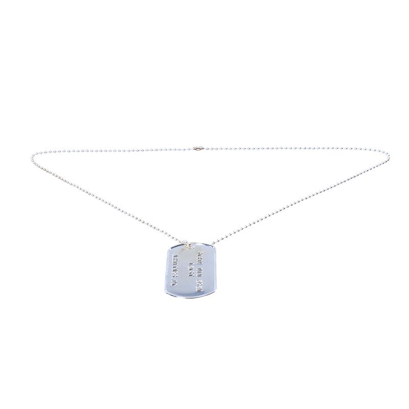 US Army DogTag, Sølv