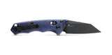 Benchmade 290BK Full Immunity foldekniv med CPM-M4 Wharncliffe-blad i Cerakote og skæfte i Crater Blue aluminium
