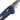 Benchmade 491 Lowden foldekniv med satin M390 spear point-blad og skæfte i Crater Blue anodiseret aluminium
