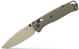 Benchmade 535TN-11 Bugout foldekniv med CPM-S30V drop-point blad og skæfte i Dark Olive Grivory