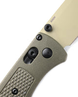 Benchmade 535TN-11 Bugout foldekniv med CPM-S30V drop-point blad og skæfte i Dark Olive Grivory