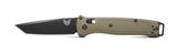 Benchmade 537BK-06 Bailout foldekniv med Cerakote-belagt CPM-S30V tanto-blad og skæfte i Ranger Green Grivory