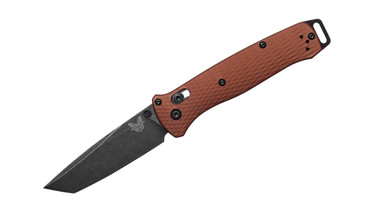 Benchmade 537BK-07 Bailout foldekniv med CPM-MagnaCut tanto-blad og skæfte i Burnt Copper anodiseret aluminium