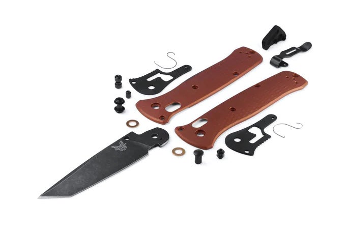 Benchmade 537BK-07 Bailout foldekniv med CPM-MagnaCut tanto-blad og skæfte i Burnt Copper anodiseret aluminium