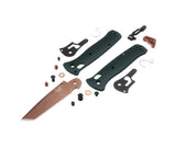 Benchmade 537FE-2601 Bailout foldekniv i Taiga Green med CPM-S90V tanto-blad og skæfte i anodiseret aluminium