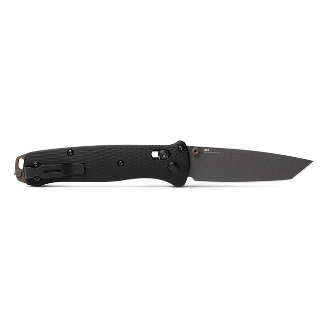 Benchmade 537GY-03 Bailout foldekniv med CPM-M4 tanto-blad i Tungsten Gray Cerakote og sort aluminiumsskæfte