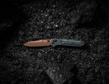 Benchmade 940FE-2601 Osborne foldekniv i Taiga Green med CPM-S90V reverse tanto-blad og skæfte i anodiseret aluminium
