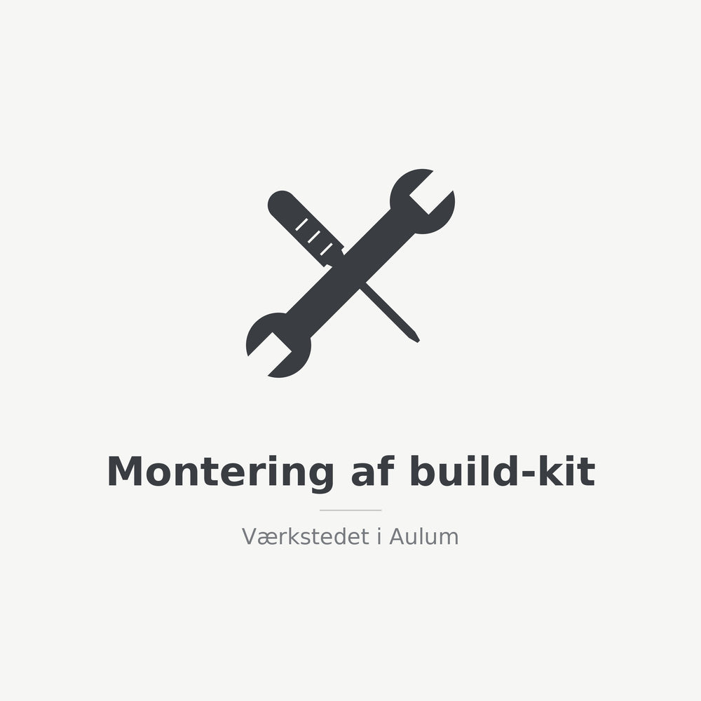 Montering af build-kit – værkstedet i Aulum