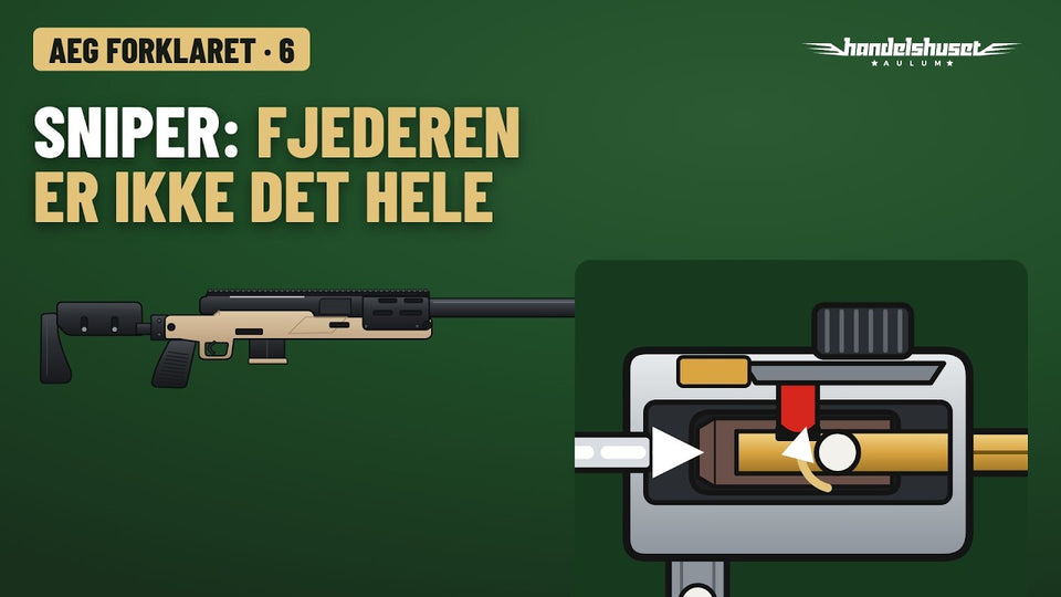 AEG forklaret #6 – sniper: fjederen er ikke det hele