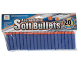Skumpile til Nerf, 20 stk, Blå
