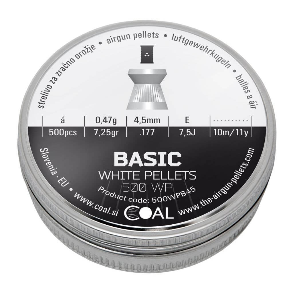 COAL Basic fladhagl, 500 stk, 4,5 mm (.177)