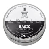 COAL Basic fladhagl, 500 stk, 4,5 mm (.177)