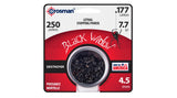 Crosman Black Widow Hagl, 4,5 mm, 250 stk
