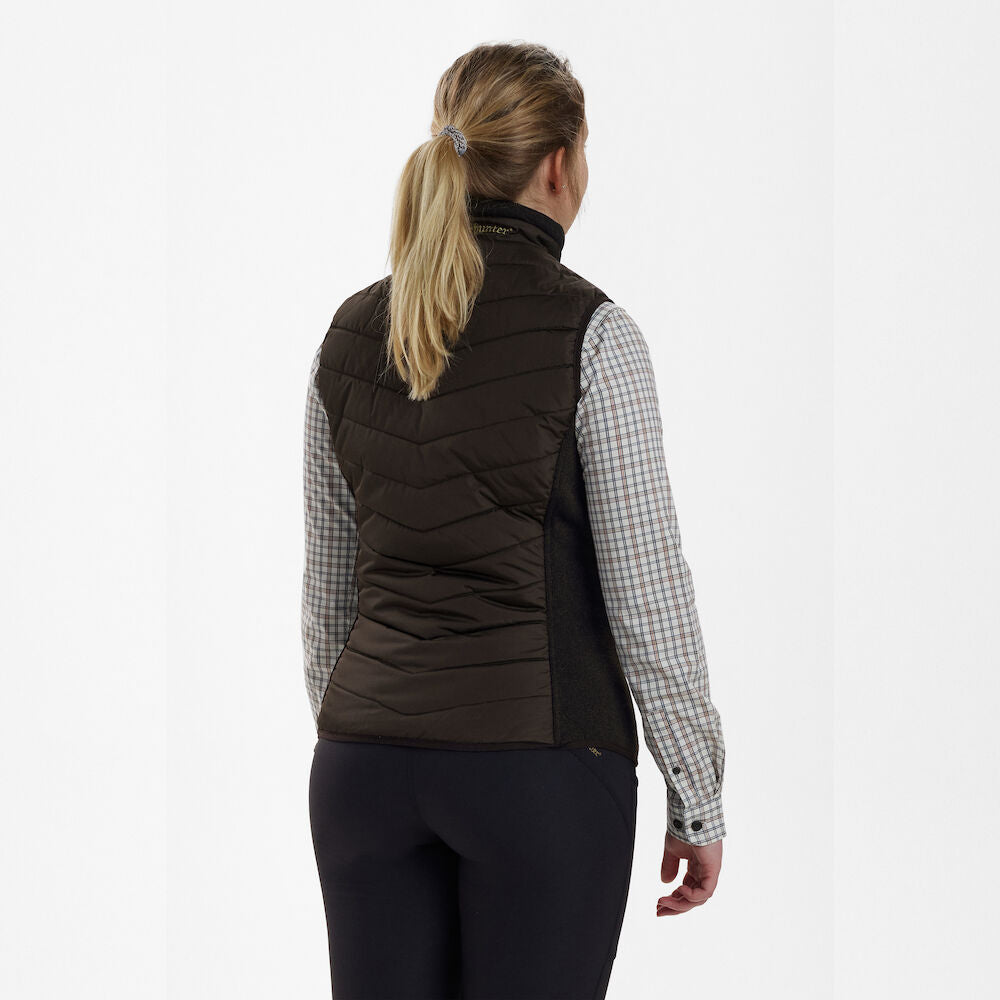 Deerhunter Lady CAROLINE vatteret vest, Brown Leaf