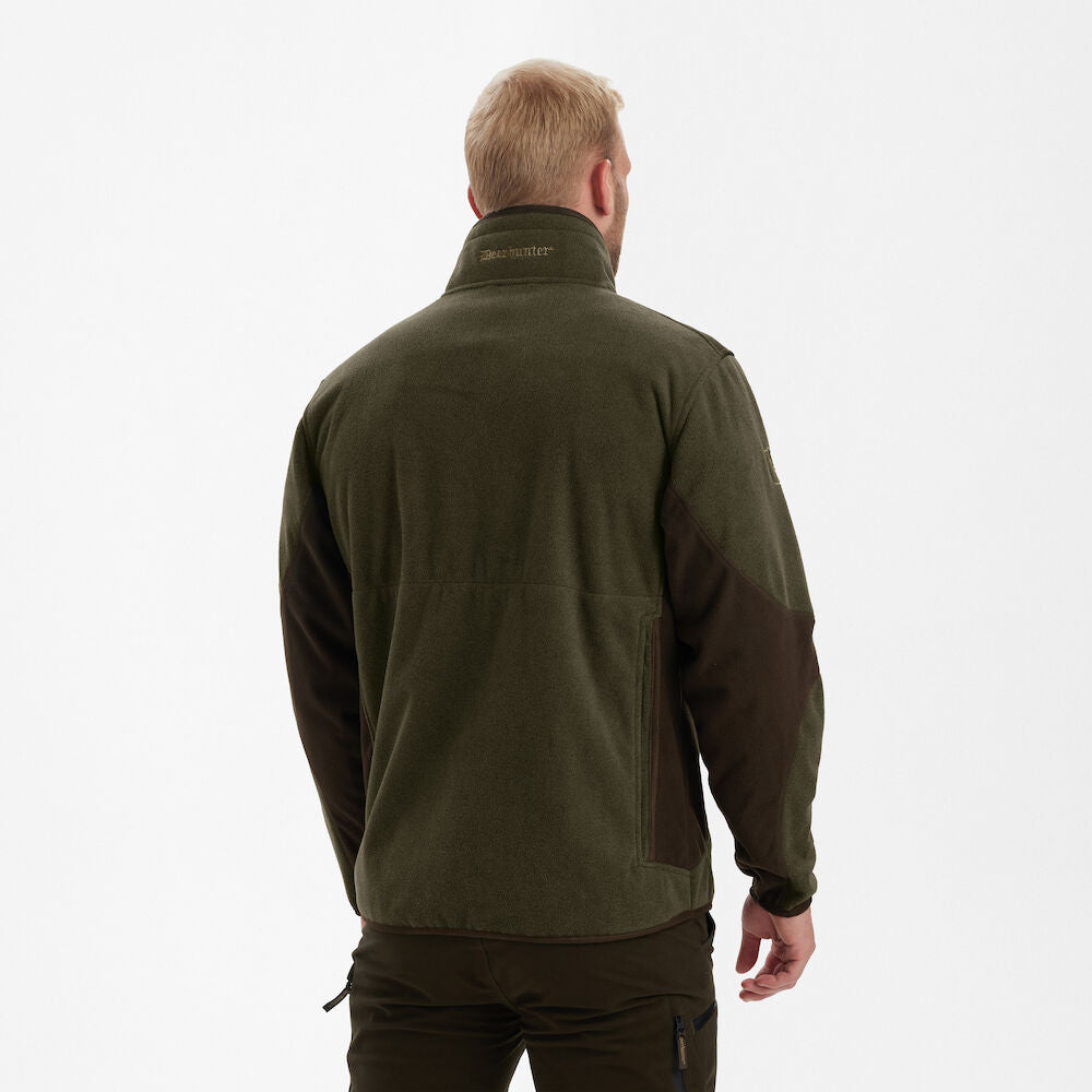 Deerhunter GAMEKEEPER bonded fleecejakke, Graphite Green Melange