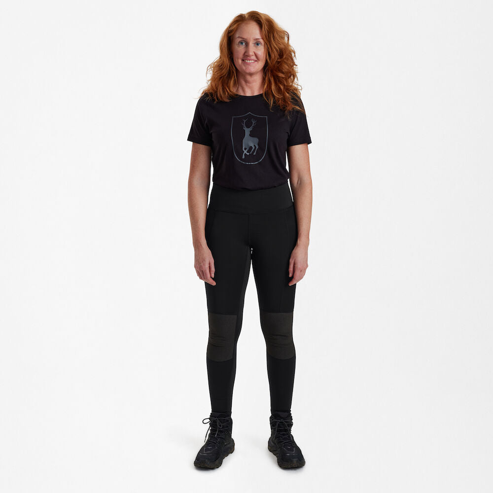 Deerhunter Lady forstærkede tights, Black