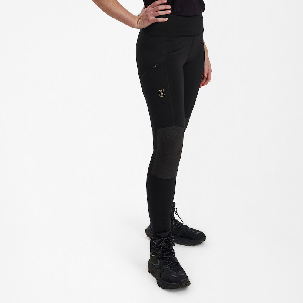 Deerhunter Lady forstærkede tights, Black