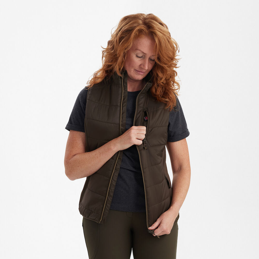 Deerhunter Lady HEAT vatteret vest, Wood