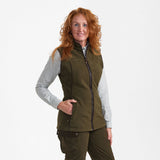 Deerhunter Lady EAGLE fleecevest, Tarmac Green