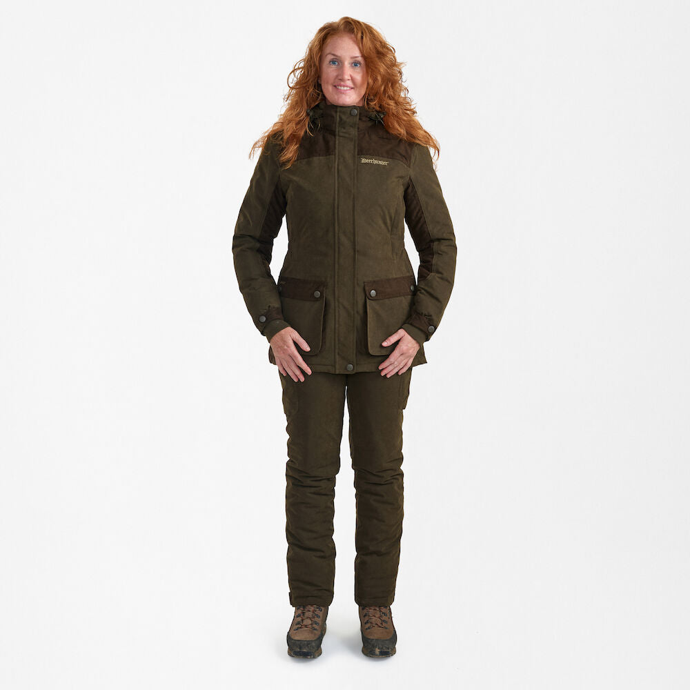 Deerhunter Lady EAGLE vinterjakke, Tarmac Green