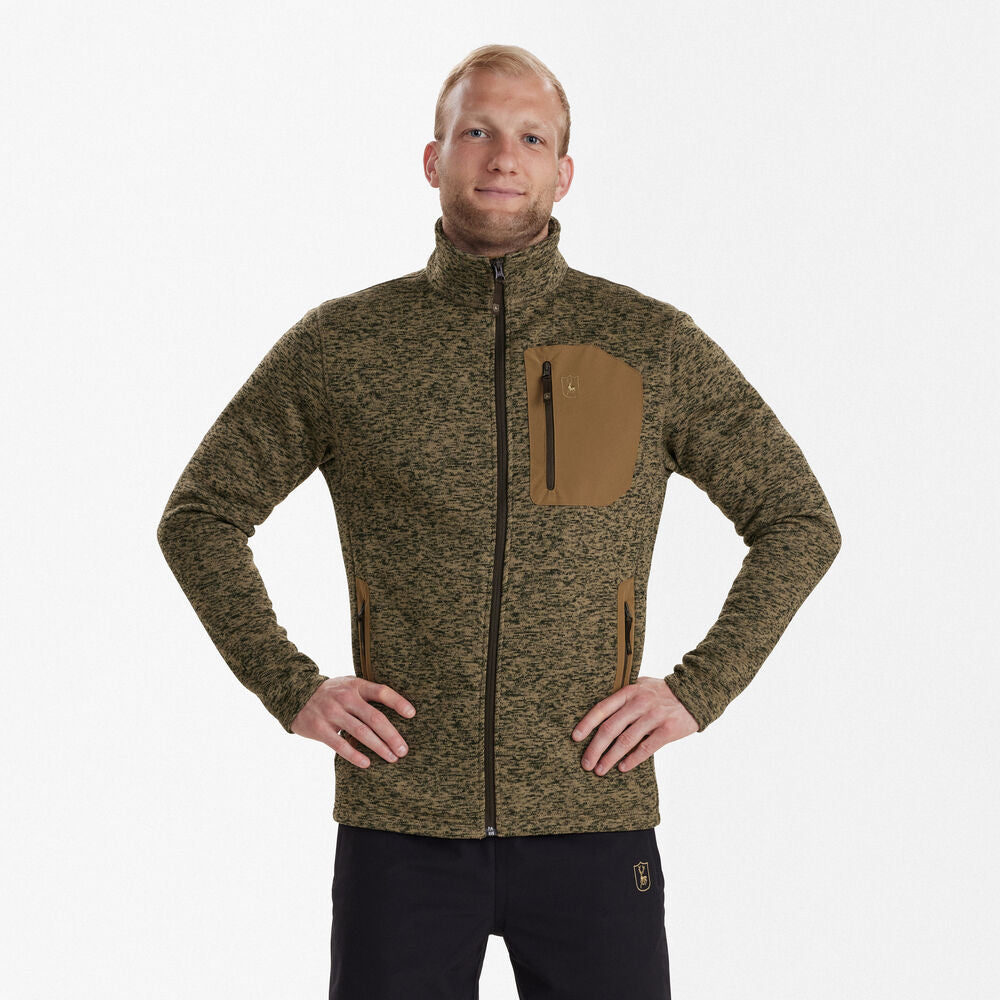 Deerhunter SAREK strikjakke, Butternut melange