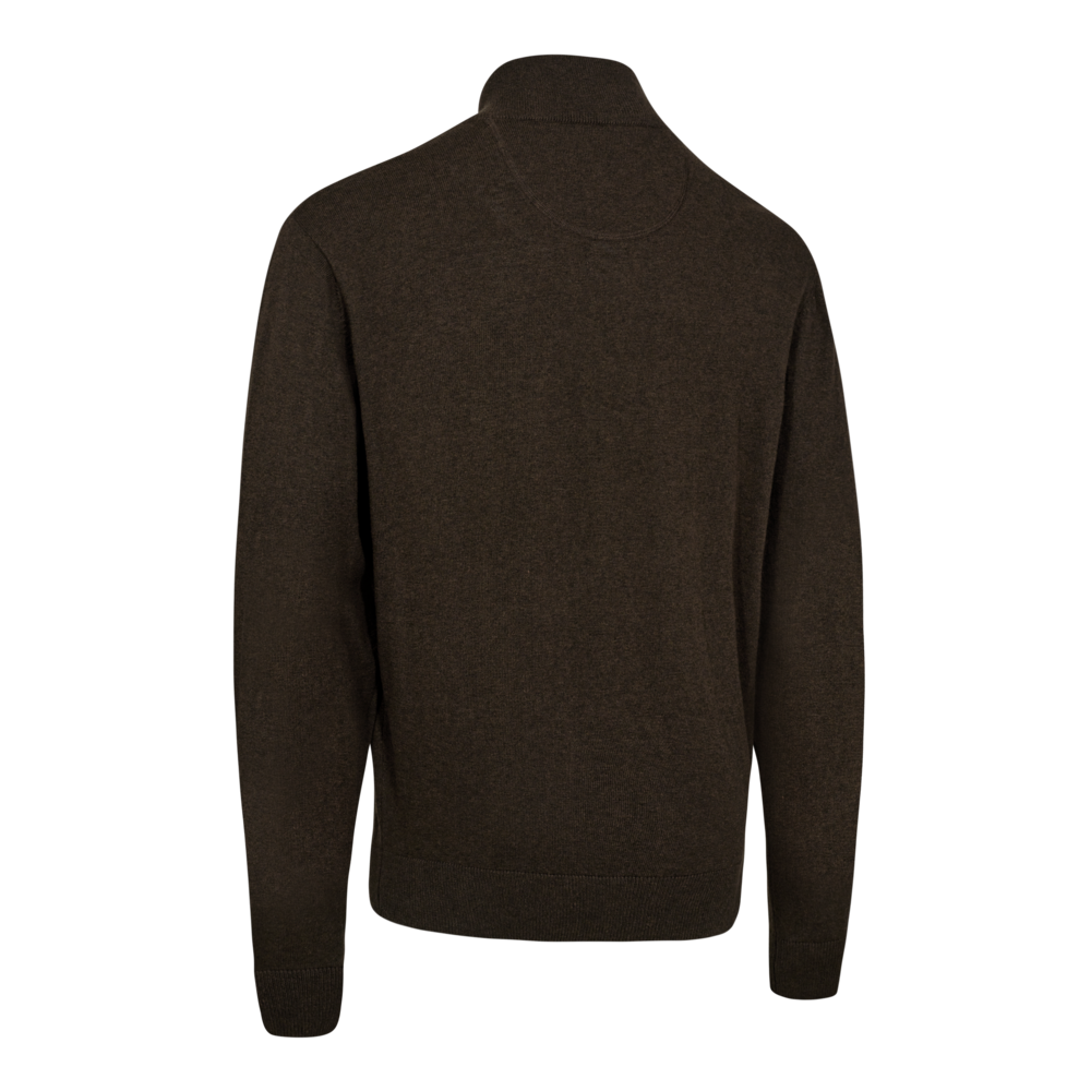 Deerhunter HARRINGTON strik med lynlåshals, Brown melange