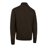 Deerhunter HARRINGTON strik med lynlåshals, Brown melange