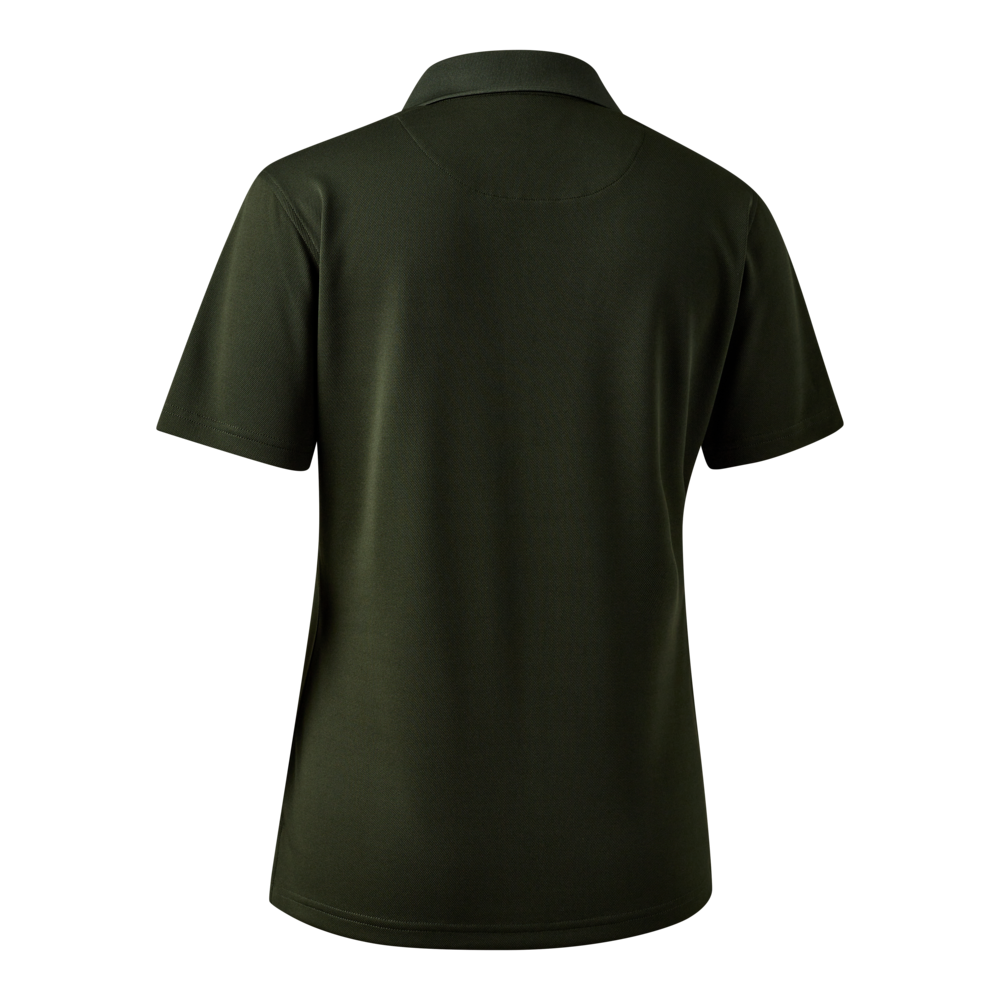 Deerhunter Lady CLIMATE polo med 37.5® Technology, Forest Ember