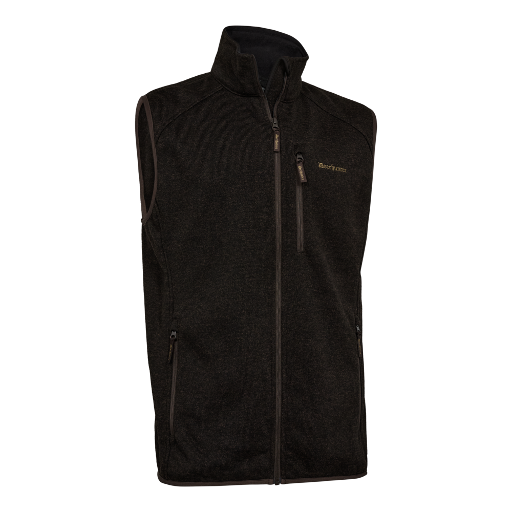 Deerhunter MOOR strikket vest, Brown Leaf