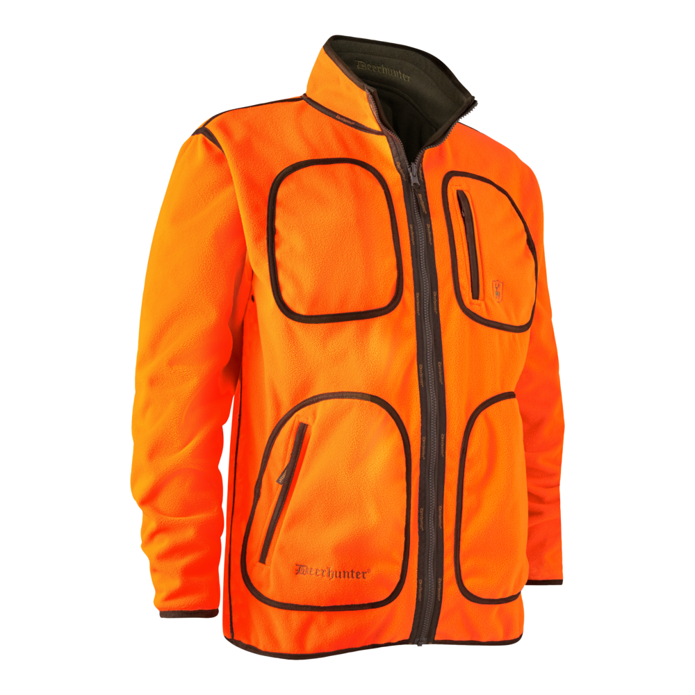 Deerhunter GAMEKEEPER bonded fleecejakke - vendbar, Orange