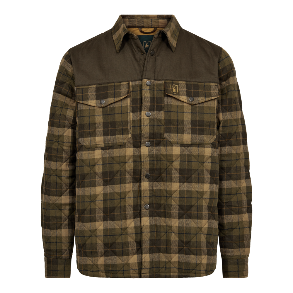 Deerhunter Youth ELBERT vatteret skjortejakke, Brown Check