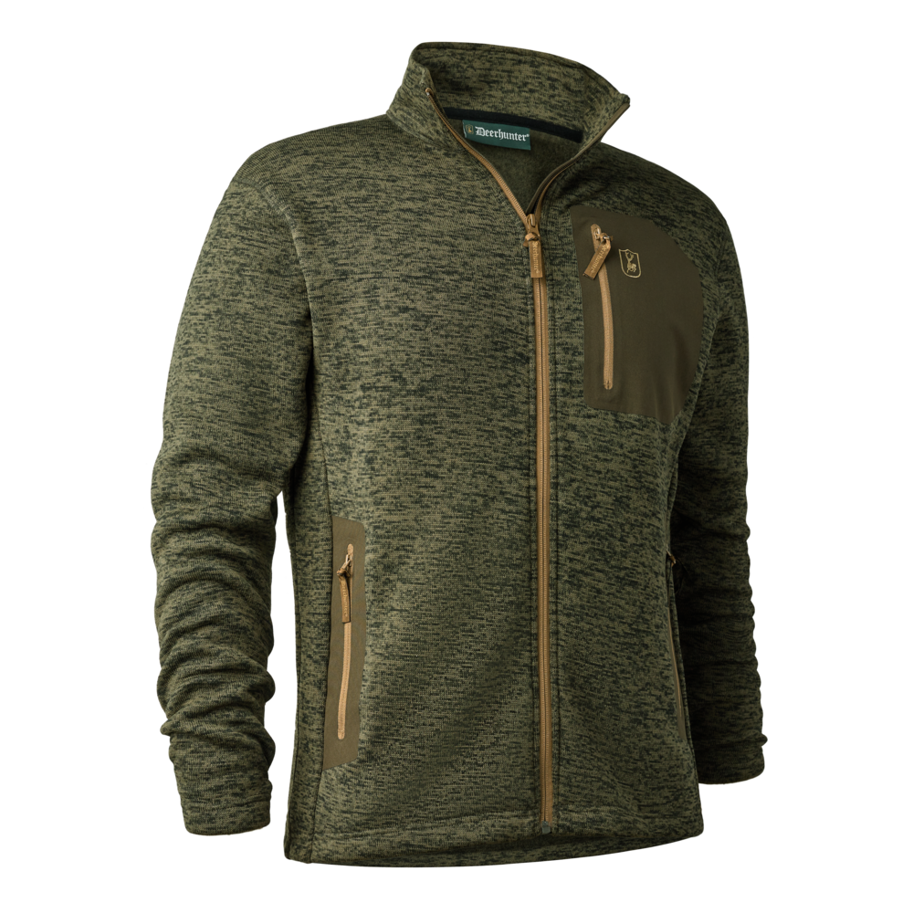 Deerhunter SAREK strikjakke, Olive Night melange