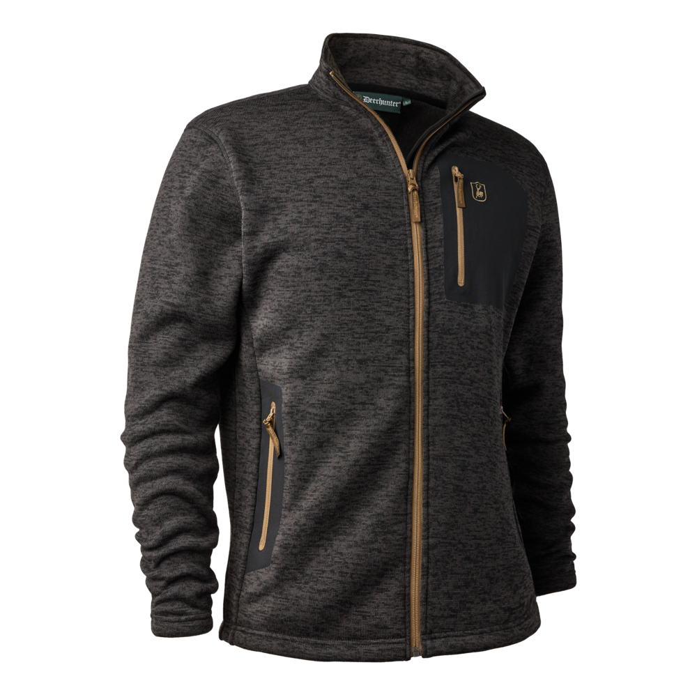 Deerhunter SAREK strikjakke, Dark Grey melange