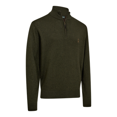 Deerhunter HARRINGTON strik med lynlåshals, Forest Ember Melange