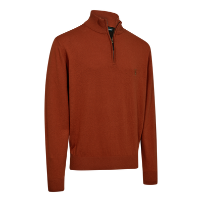 Deerhunter HARRINGTON strik med lynlåshals, Oak Rust Melange